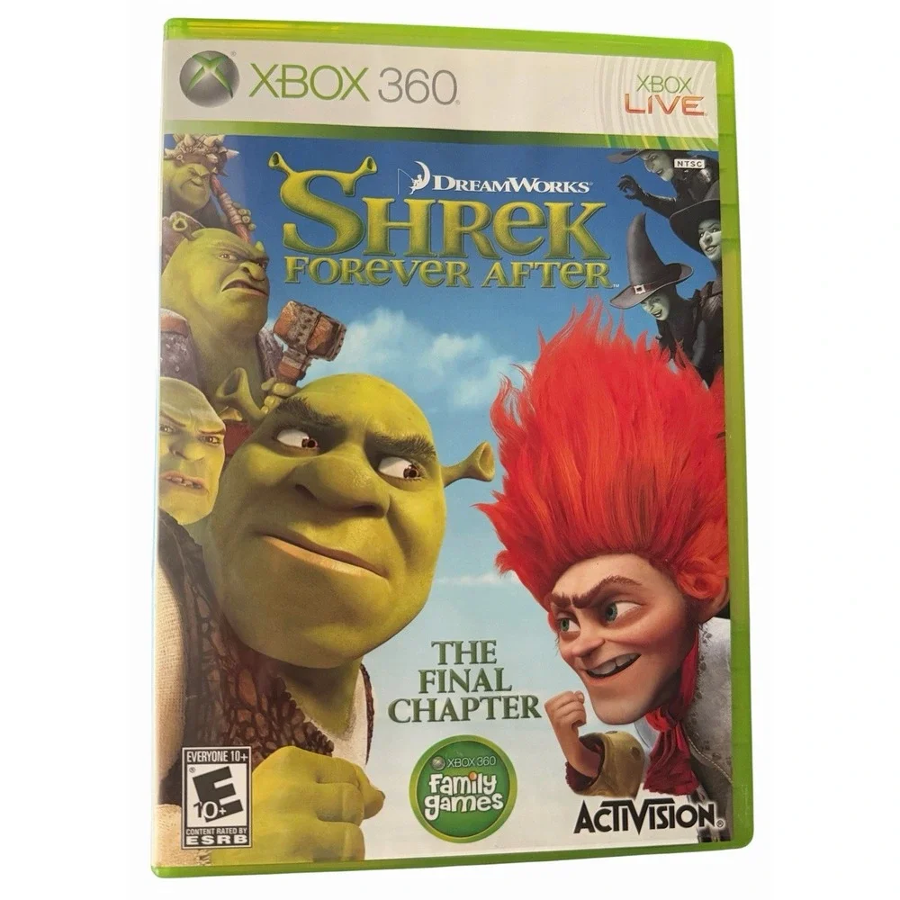 Shrek Forever After: The Final Chapter Microsoft Xbox 360, 2010 With Manual